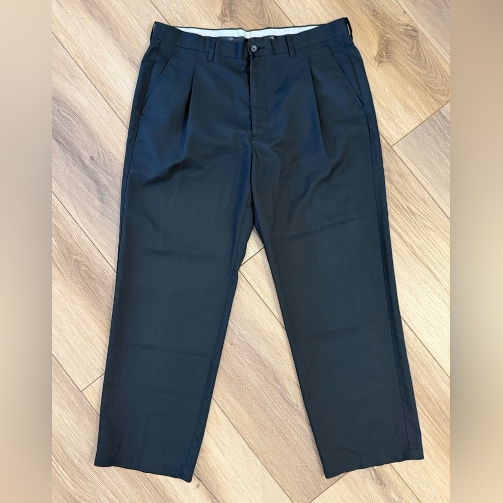 Callaway Men's Black Dress Pants Athletic Office Business Casual Wear Size 38x30